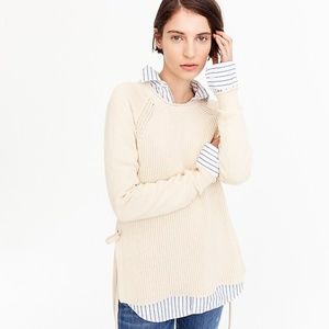 J. Crew Side-Tie Knit Sweater. Size Medium